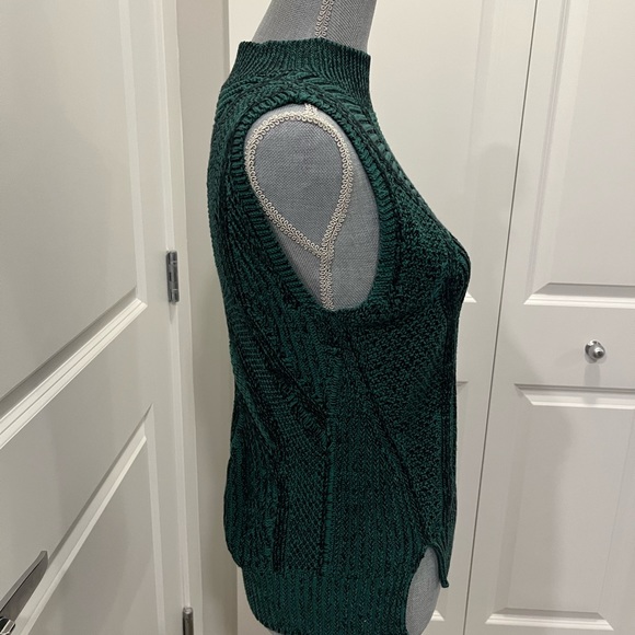 Knit Mock Neck Sweater/Vest - Picture 6 of 8